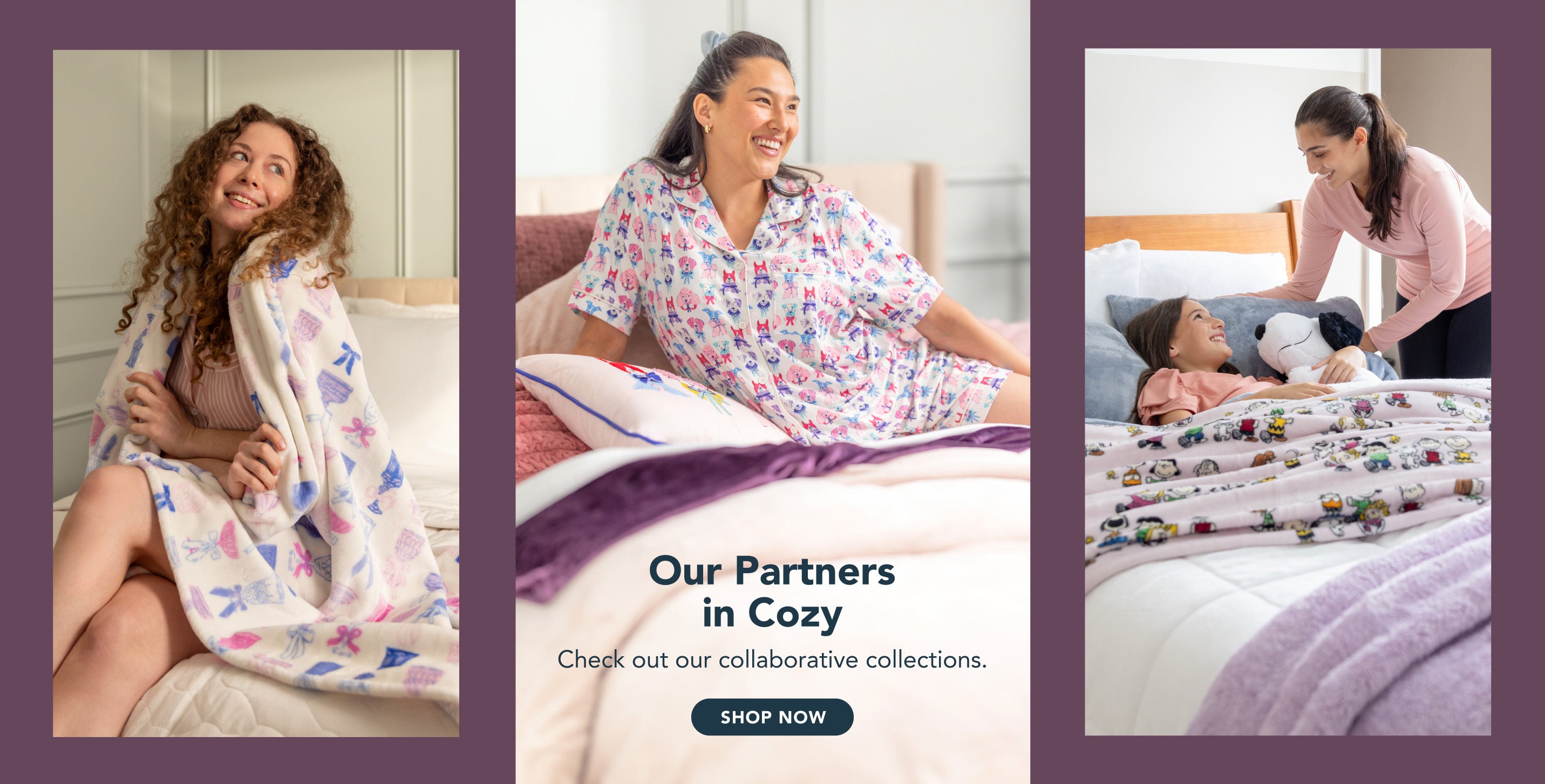 Title: Our Partners in Cozy
Sub-Title: Check out our collaborative collections.