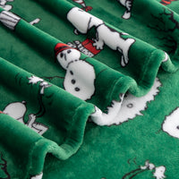 Peanuts® Holiday VelvetLoft® Throw