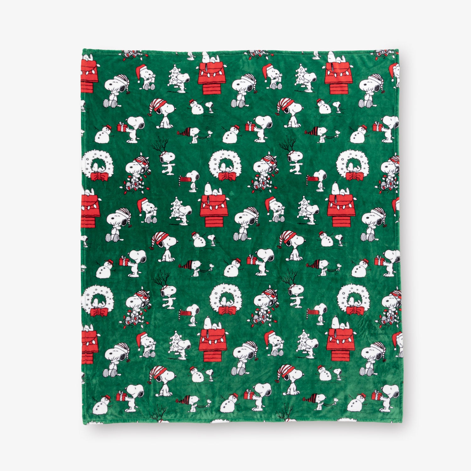 Peanuts® Holiday VelvetLoft® Throw