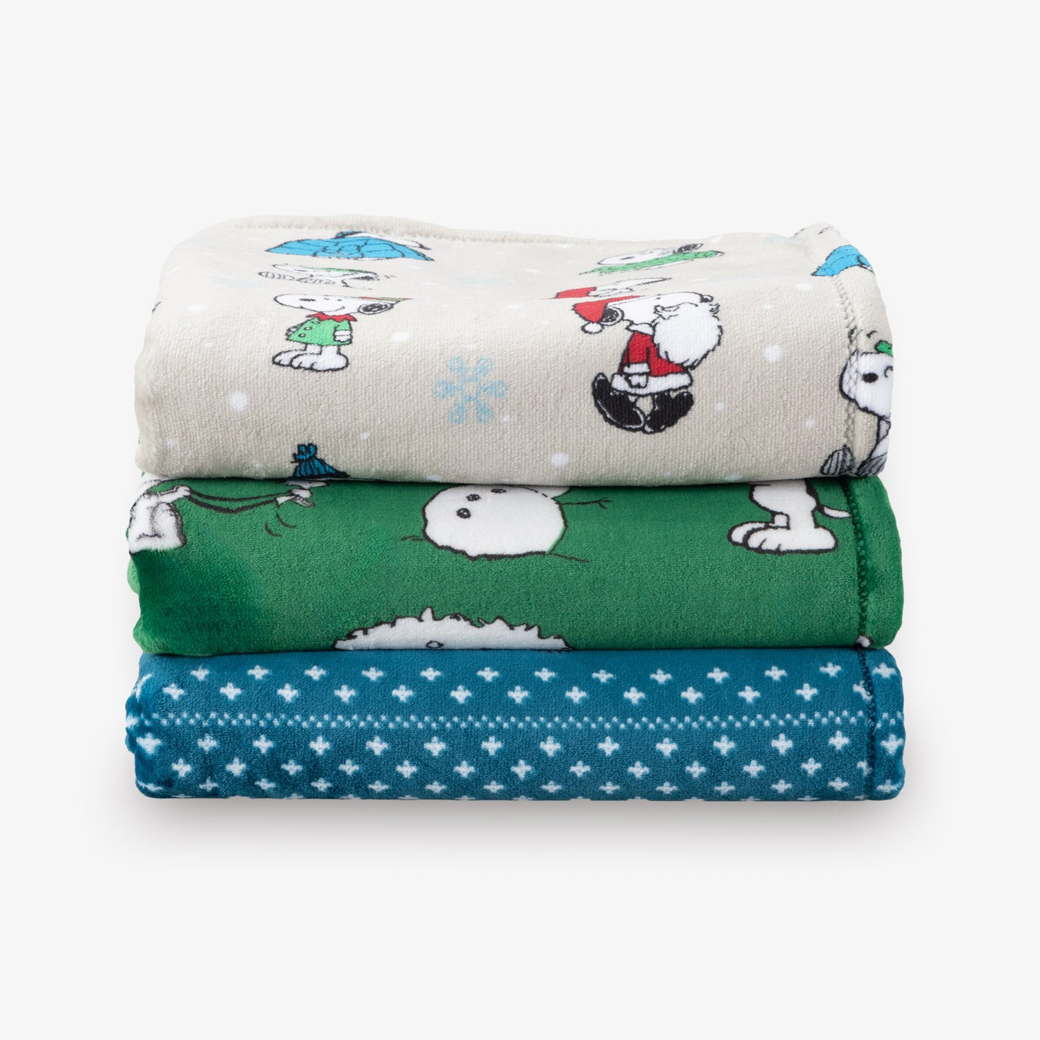 Peanuts® Holiday VelvetLoft® Throw