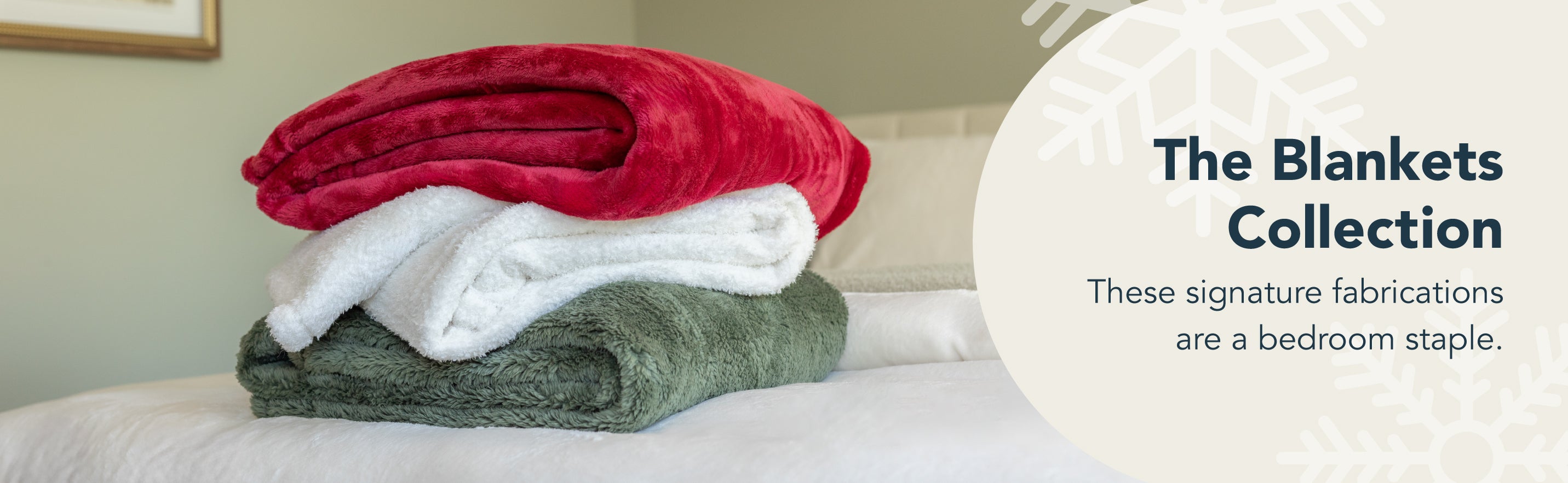 The blankets collection: these signature fabrics are a bedroom staple. 