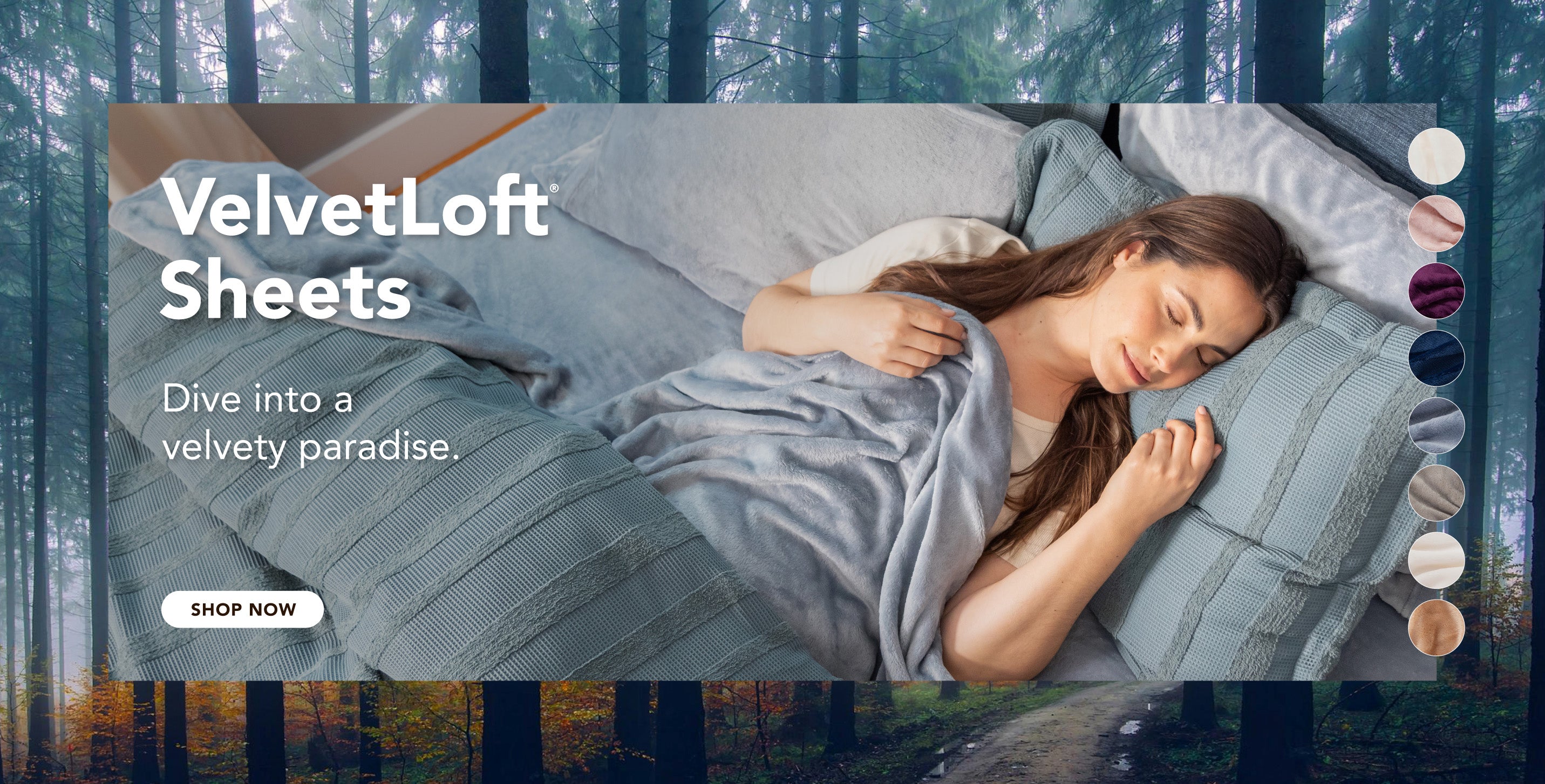 VelvetLoft® Sheets - Dive into a velvety paradise.