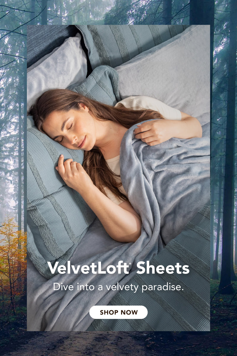 VelvetLoft® Sheets - Dive into a velvety paradise.