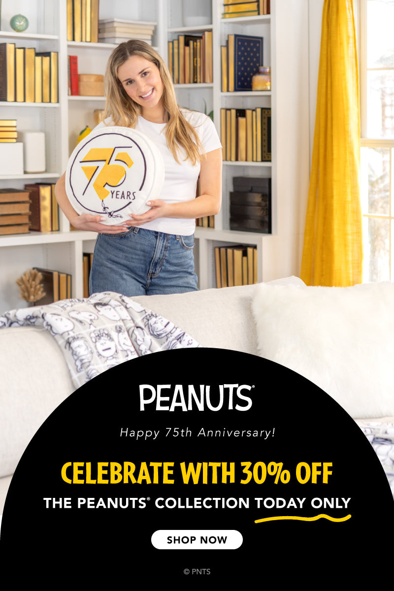 Title: Happy 75th Anniversary Peanuts!
Sub-Title: Celebrate with 30% Off The Peanuts® Collection TODAY ONLY!