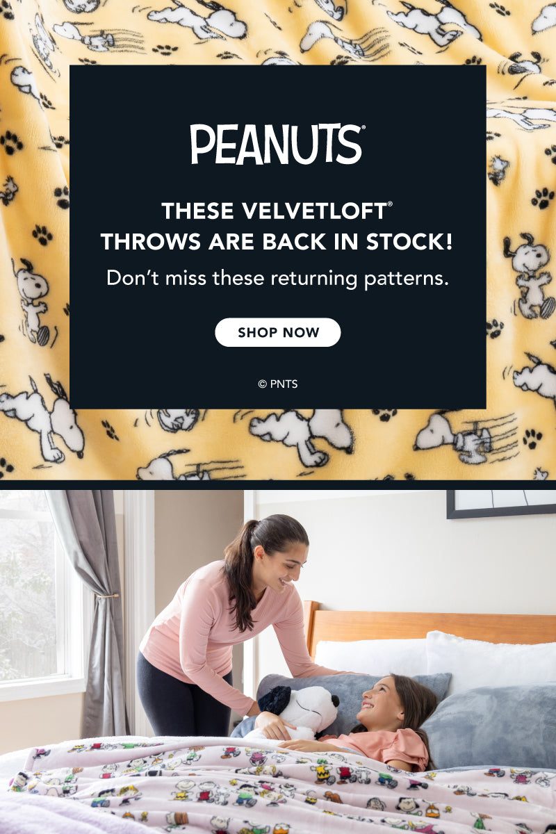 Title: These Snoopy Throws are Back!

Sub-Title: Don’t miss these returning patterns.