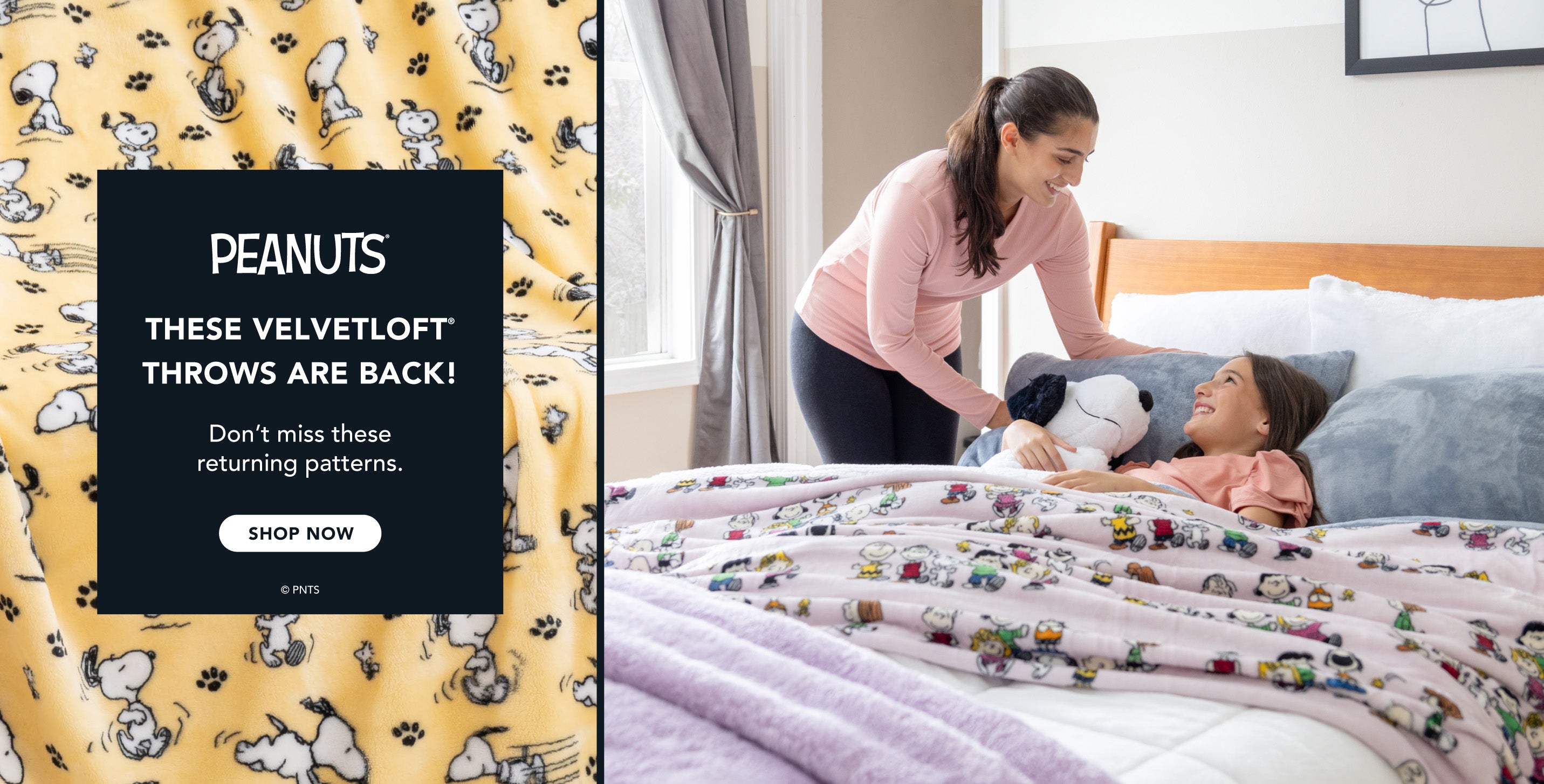 Title: These Snoopy Throws are Back!

Sub-Title: Don’t miss these returning patterns.