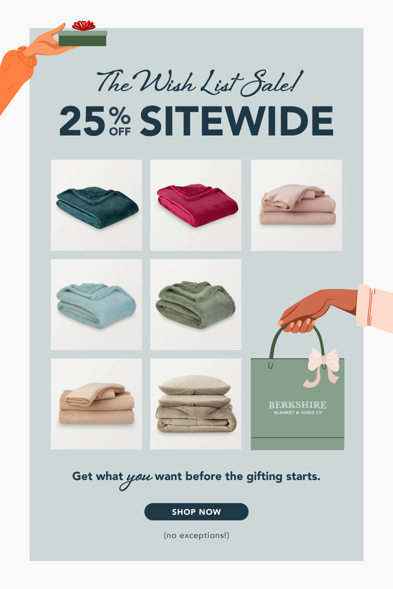 Title: The Wish List Sale - 25% Off Sitewide (no exceptions!)
Sub-Title: Get what you want before the gifting starts.