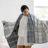 Plaid Knit Throw