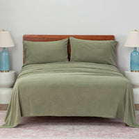 All-Season Microfleece Sheet Set