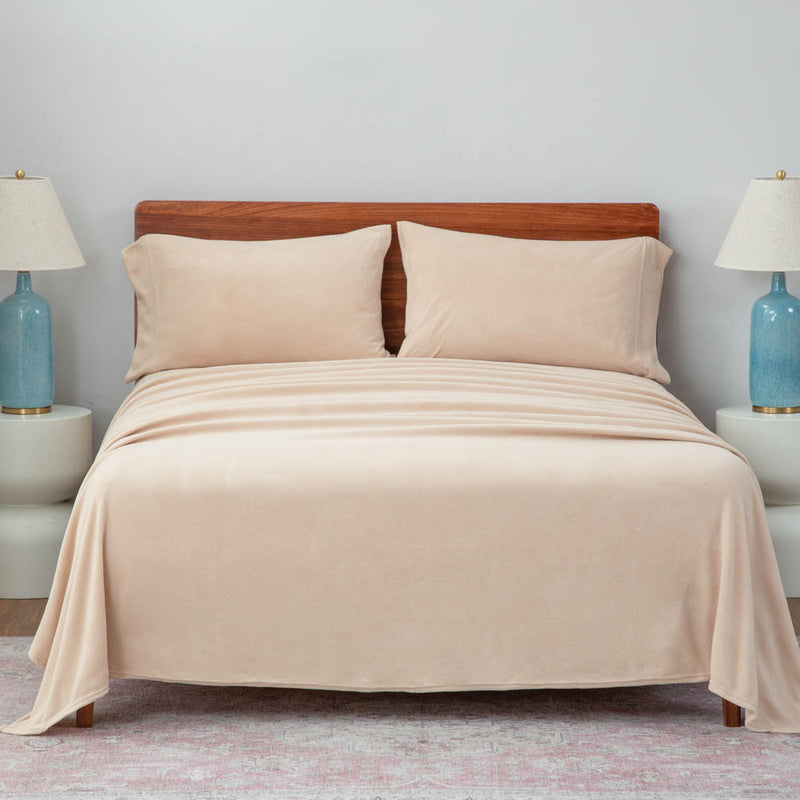 All-Season Microfleece Sheet Set