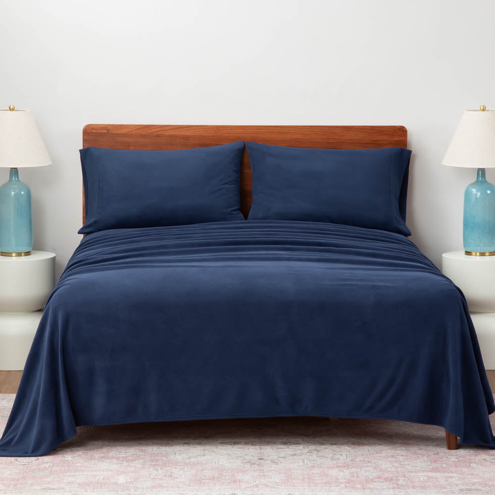 All-Season Microfleece Sheet Set