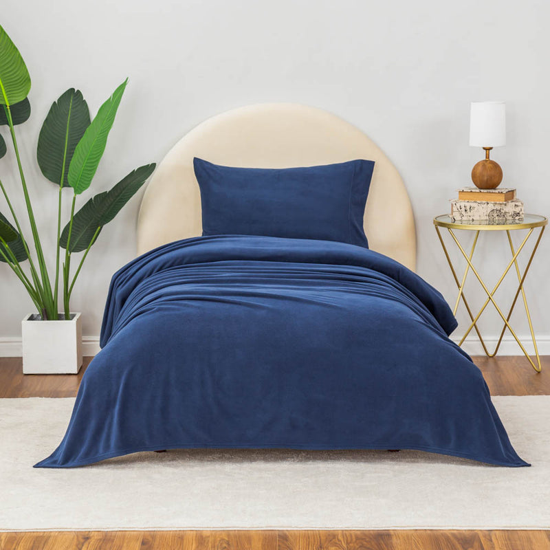 All-Season Microfleece Sheet Set