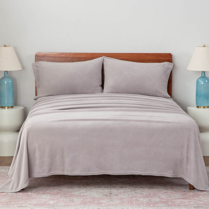 All-Season Microfleece Sheet Set