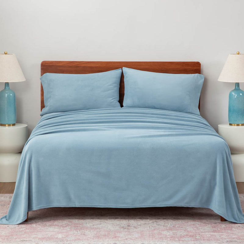 All-Season Microfleece Sheet Set