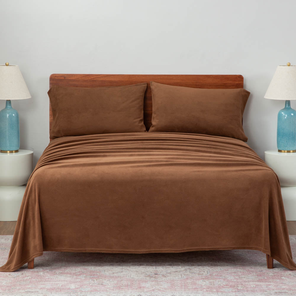 All-Season Microfleece Sheet Set