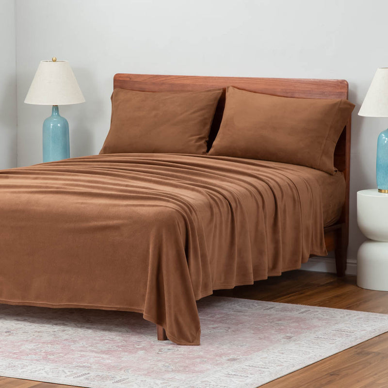 All-Season Microfleece Sheet Set