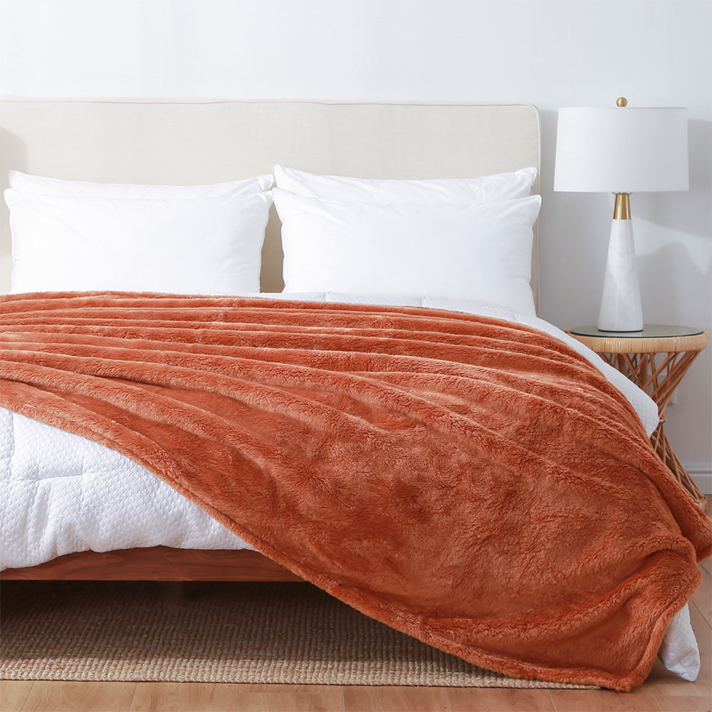 Orange blanket hot sale