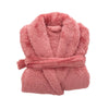 Folded Sunset Rose Extra Fluffy Robe