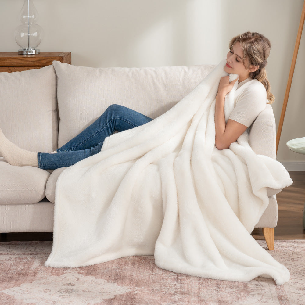 Berkshire blanket and home co extra fluffy best sale oversized throw