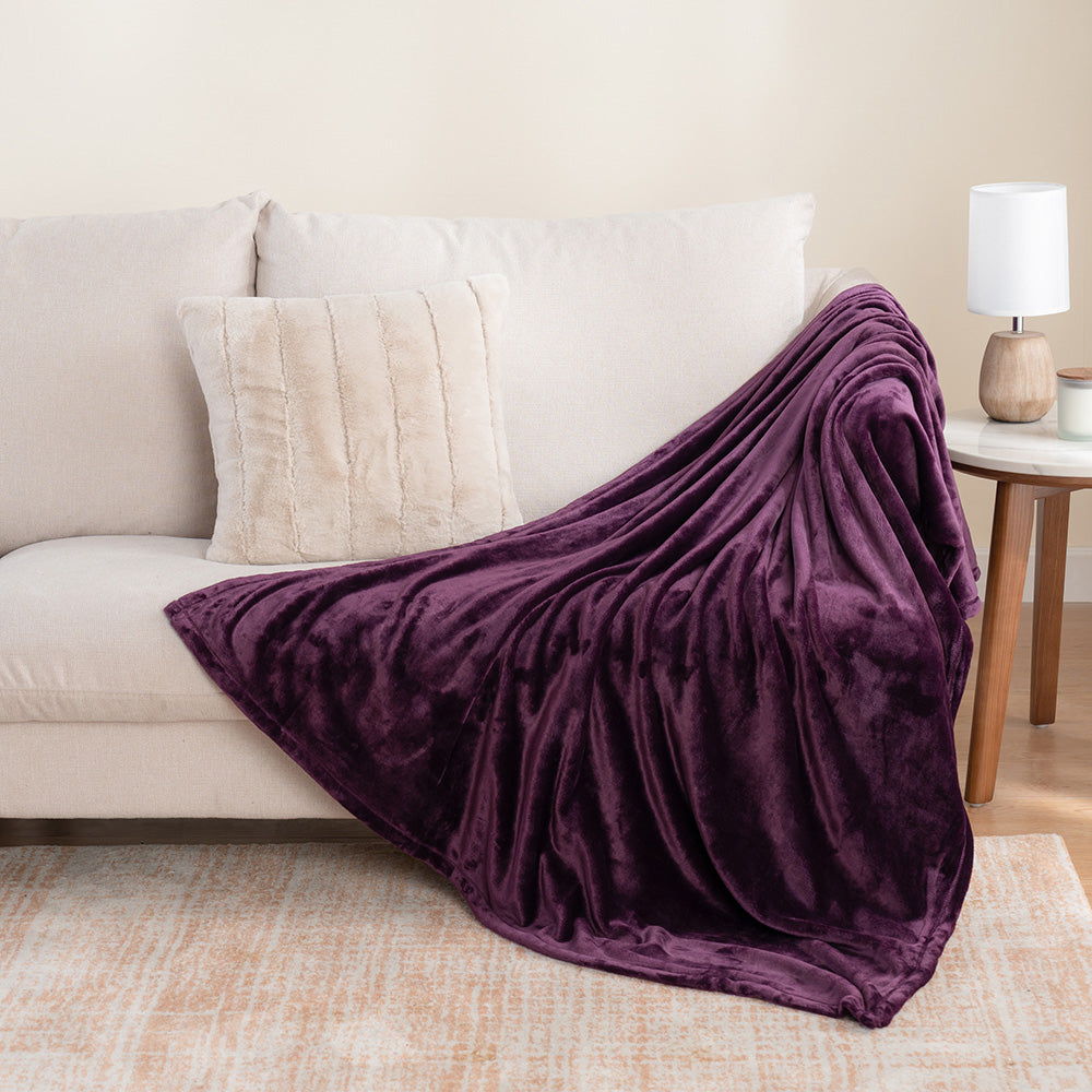 VelvetLoft Throw Throws Berkshire Blanket and Home Co