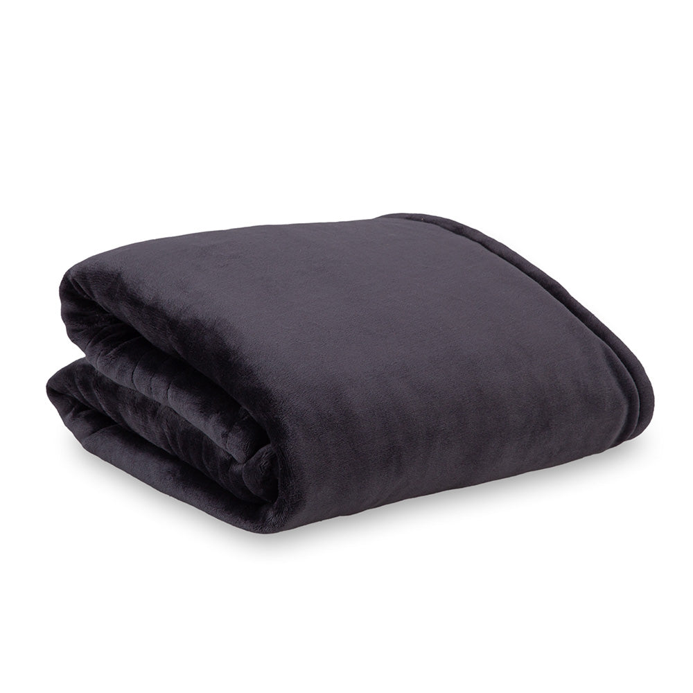 Purple and grey blanket hot sale