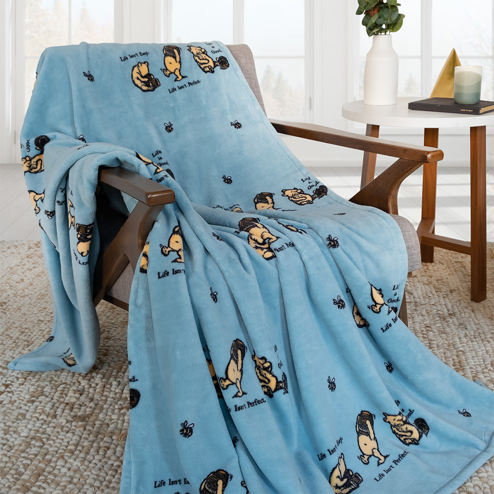 Life Is Good x Winnie the Pooh Serasoft Throw | Throws | Berkshire