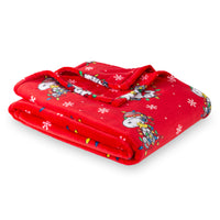 Peanuts® Holiday VelvetLoft® Throw