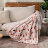 Printed VelvetLoft® Sherpa Heated Electric Throw