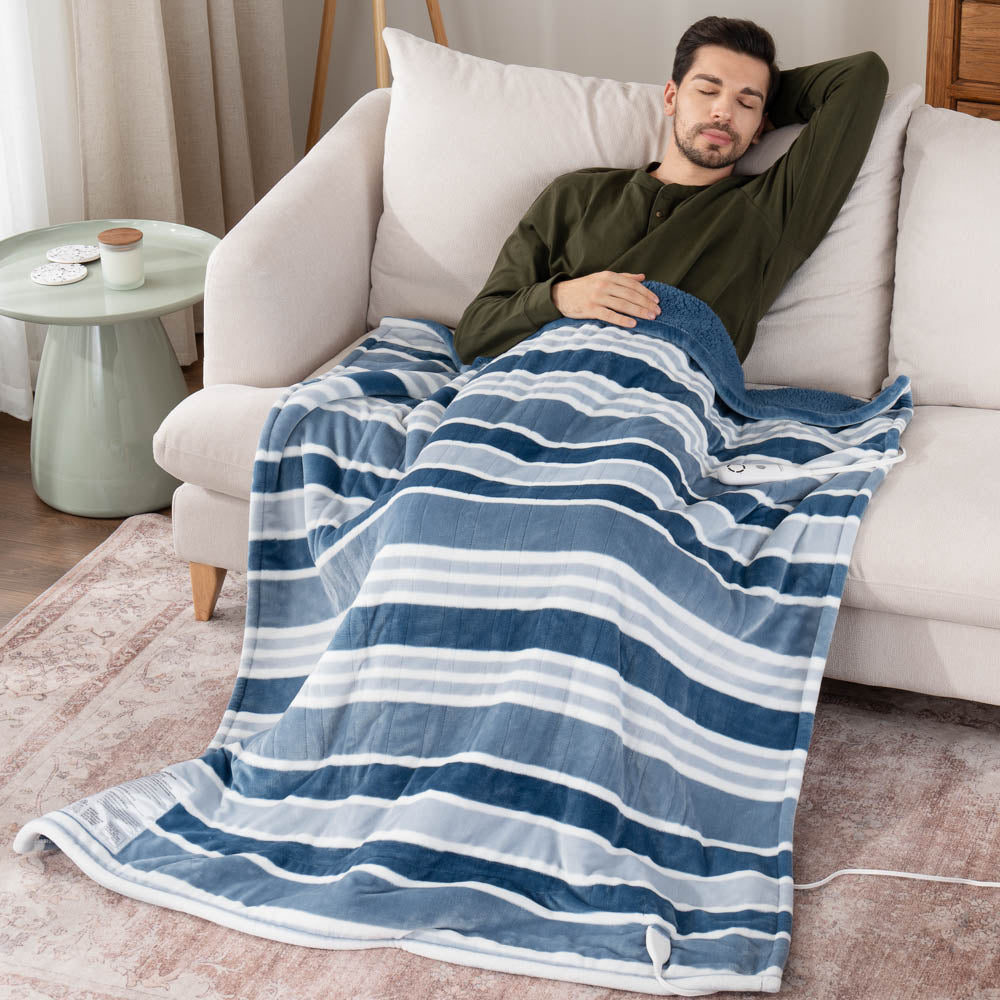 Teal discount heated throw