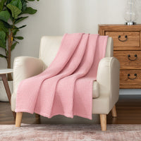 Waffle Knit Throw