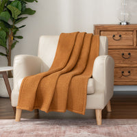 Waffle Knit Throw