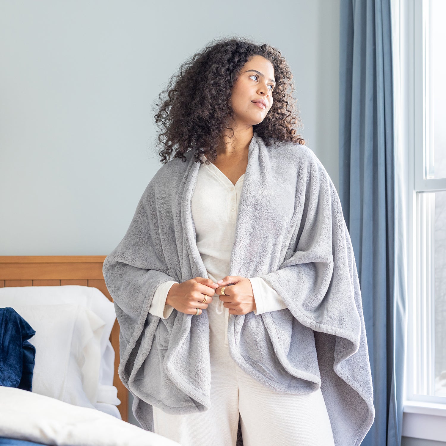 PrimaLush Cape Wrap | Loungewear | Berkshire Blanket and Home Co