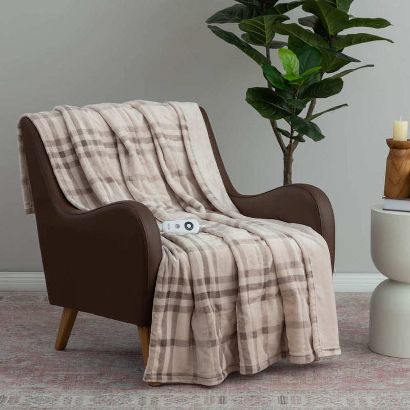 Oversized VelvetLoft® Heated Throw