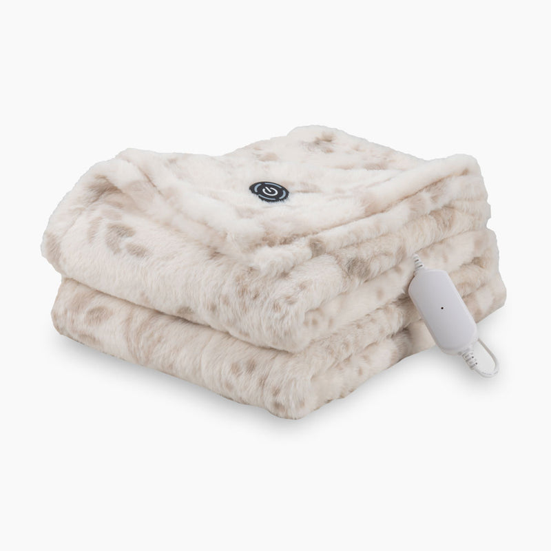 VelvetLoft® Faux Fur Heated Throw