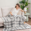 Printed VelvetLoft® Faux Fur Heated Throw