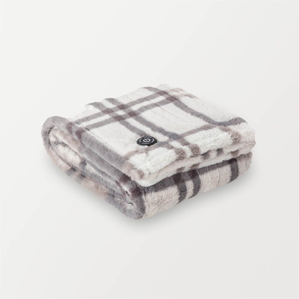 VelvetLoft® Faux Fur Heated Throw