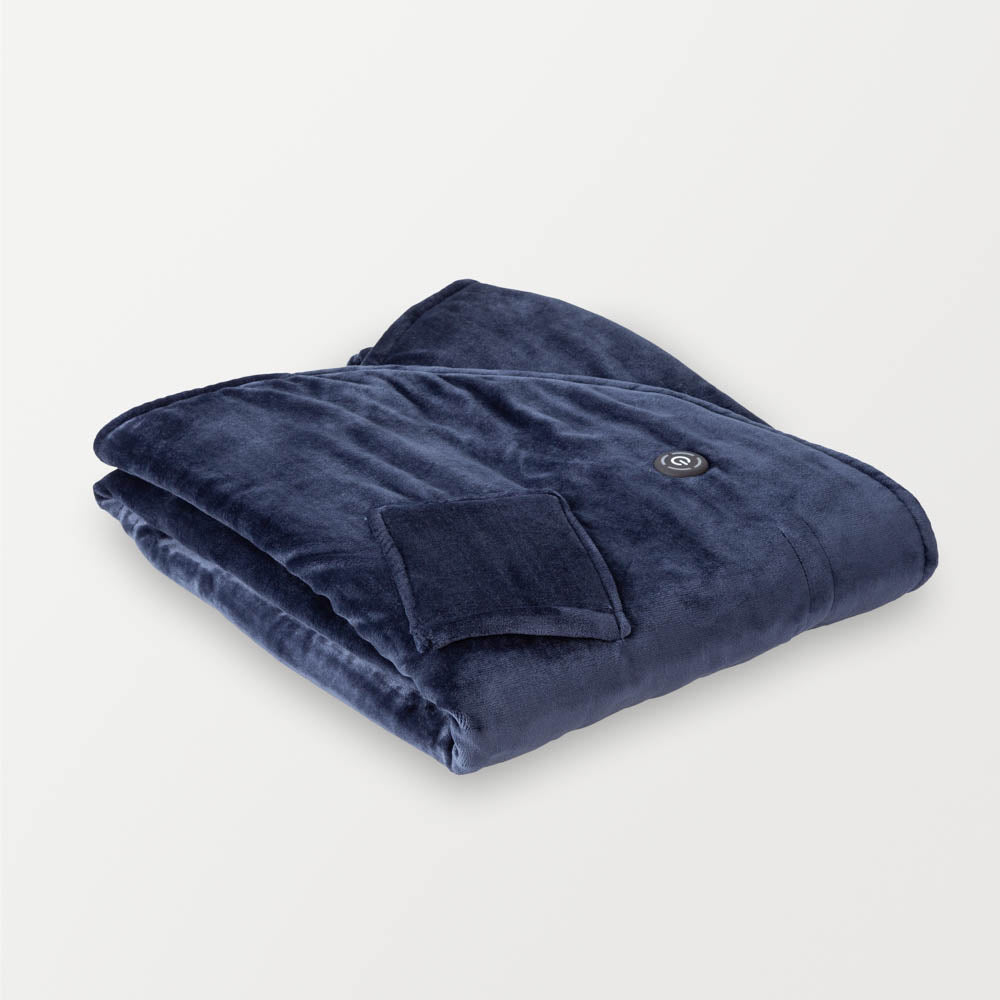 Heated VelvetLoft® Sherpa Wearable Throw