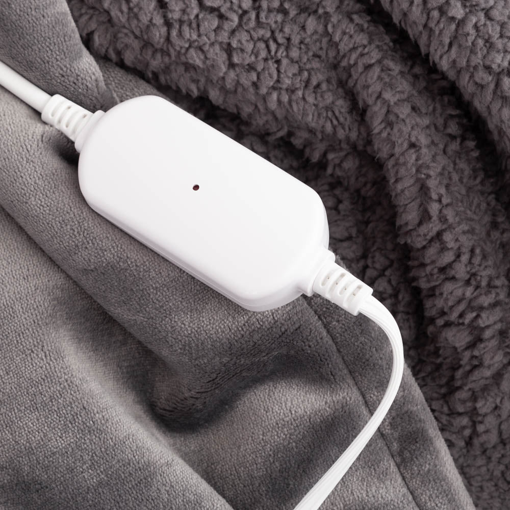 Heated VelvetLoft Sherpa Wearable Throw | Loungewear
