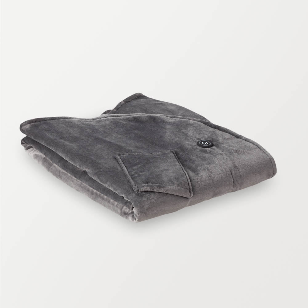 Heated VelvetLoft® Sherpa Wearable Throw