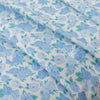 Close up of a Krissy Mast Microfiber Sheet Set dressed on a bed.