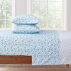 Krissy Mast Microfiber Sheet Set dressed on a bed.