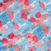 Close up of a Krissy Mast floral printed lounge set.