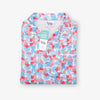 Krissy Mast floral printed lounge set laid flat on a white surface.