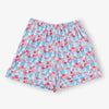 Krissy Mast floral printed lounge set laid flat on a white surface.