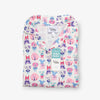 Krissy Mast dog printed lounge set laid flat on a white surface.