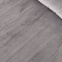 Close-up of gray fabric texture