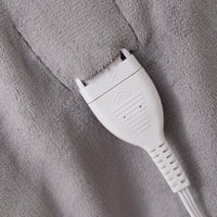 White electronic device on a gray textured surface