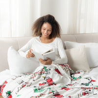 Peanuts® Holiday VelvetLoft® Throw