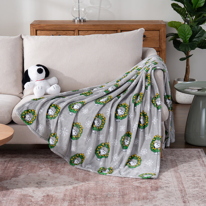 Peanuts VelvetLoft Throw Throws Berkshire Blanket and Home Co