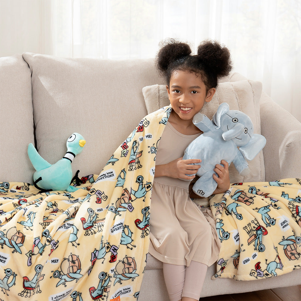 Mo Willems VelvetLoft Throw Throws Berkshire Blanket and Home